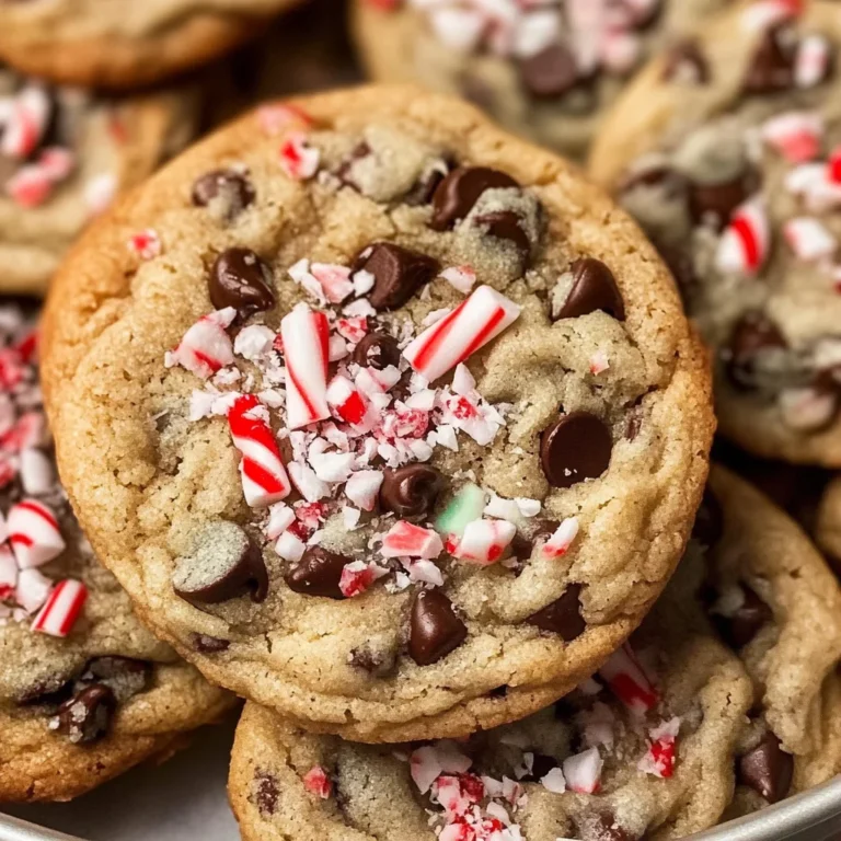 Peppermint Chocolate Chip Cookies