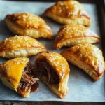 Pulled beef Pastry Puffs